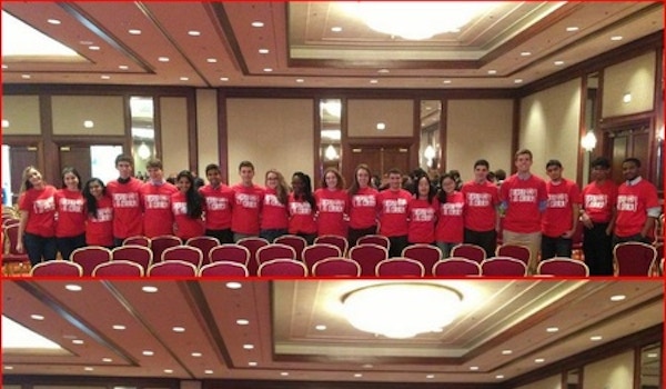 East's Model Un Team Representing At Johns Hopkins Model United Nations Conference T-Shirt Photo